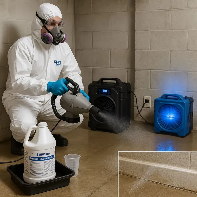 Sanitization and Odor Removal process in Timonium, MD